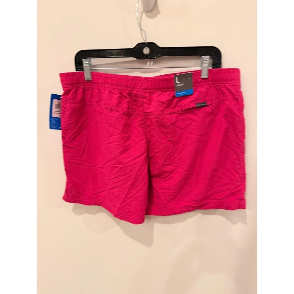 Columbia Mens‎ Pink Swim Trunks Size Large Board Shorts Quick Dry NWT